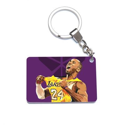 China Desktop Fancy Visual Effect Japanese Anime 3D Plastic Colorful Lenticular Printing Acrylic Key Chain Custom for sale