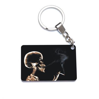 China Desktop High Quality Pictures Changed Effect 3D Lenticular Acrylic Key Chain Custom Key Chain for sale