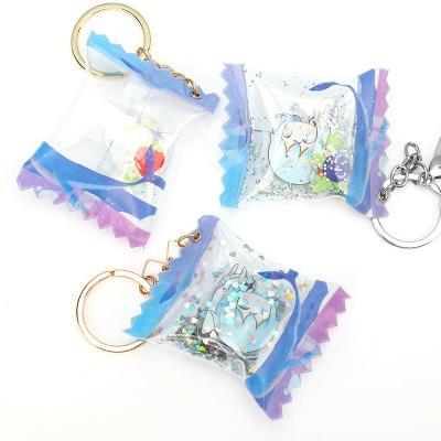 China Custom Printed Gift Wholesale Fangqingmao Cartoon Anime Inflatable Candy Key Chain With Your Logo As Gift for sale