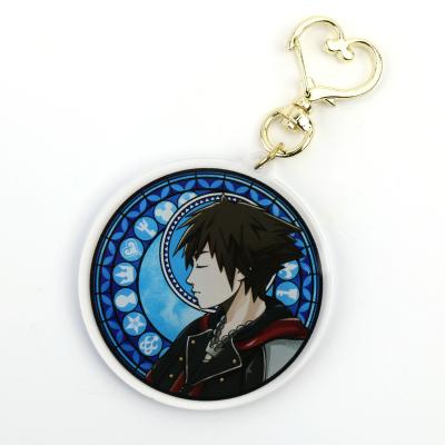 China Art or Key Chain Anime China Supplier Acrylic Good Quality Offset Printing Custom Logo Key Chain for sale