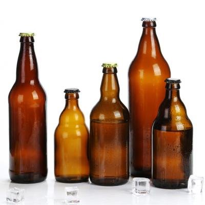 China Custom Hardness Beer Bottle 11oz 650ml 350cc Glass Beer Bottle 250ml 300ml 500ml 330ml 650ml for sale