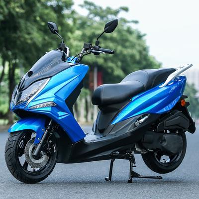 China WE Moped 150cc Pull Starter Gas Scooter Stand Up WE150cc for sale