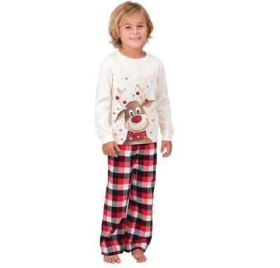 China Factory direct sales QUICK DRY products wholesale family cotton children's Christmas pajamas children's sleepwear for sale