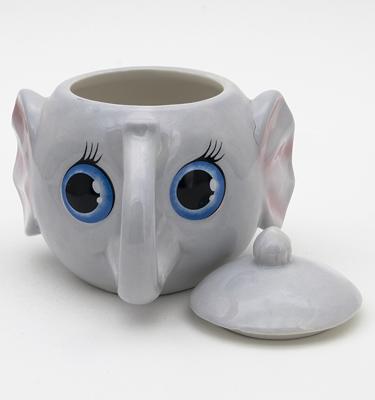 China Large Viable Elephant 3D Ceramic Coffee Mug Tea Cup Ceramic Mug For Office And Home Decor for sale