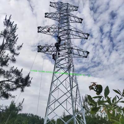 China Communication network base station Factory price hot-dip galvanized steel grid tower transmission tower for sale