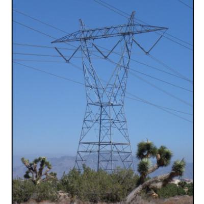 China Angle Distribution Double-Circuit Power Transmission And Transmission Line Steel Tower for sale