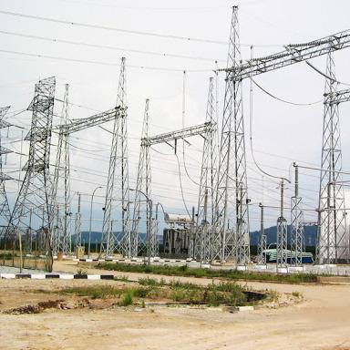 China Electric power transmission tower substation gantry for sale