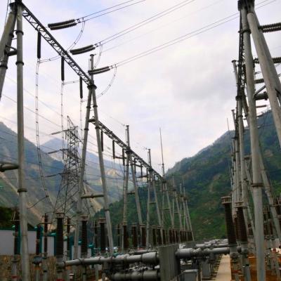 China Power Transmission 500KV Electrical Power Transmission Line Substation Steel Structure for sale