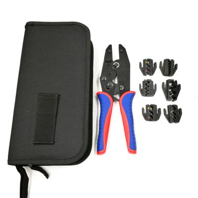 China Terminal Crimp Tool 6 Dies Hand Crimp Tool KIT-03C Crimping Crimping Tool Set Replaceable Crimping Set for sale