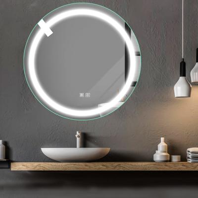 China Modern Magnifying Home Around Backlit Frameless LED Lighting Decorative Bathroom Mirror Bathroom Wall Mirror for sale