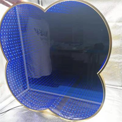 China Magical luminous 3D custom led neon light shape noen sign infinity mirror for sale