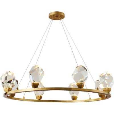 China Simple Design Modern Crystal Pendant Lights Modern Ceiling Luxury Light Modern Dining Chandelier for sale