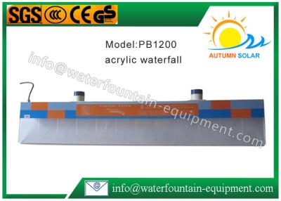 China Descida acrílica da água do equipamento plástico da fonte de água com luz 12W subaquática à venda