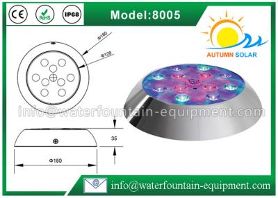 China Las luces LED subacuáticas IP68 para la piscina calientan el control blanco de 12V WIFI en venta