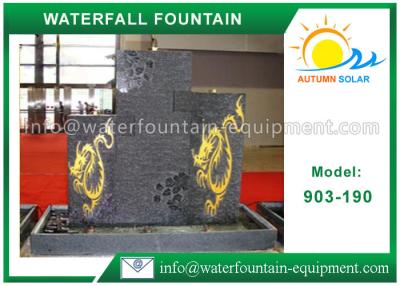 China Granite Stone Waterfall Water Fountain Outdoor For Garden Decoration for sale