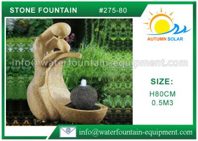 China Outdoor Cast Stone Garden Fountains Decorative High Grade Nontoxic Multi Style for sale