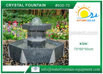 China Fuentes de agua del patio trasero de la bola de cristal, fuente de agua decorativa de Hypnus del pedestal en venta