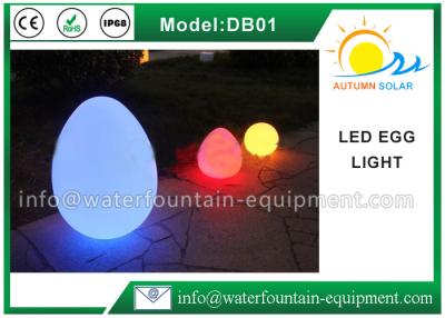 China La piscina subacuática de la prenda impermeable de la forma del huevo enciende la decoración del jardín de la lámpara de cabecera del LED en venta