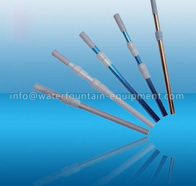 China 2 Section Telescopic Cleaning Pole Aluminum Material Blue Color 1.1mm Thick for sale