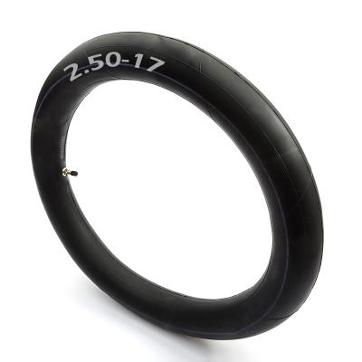 China Motorcycle 2.50-17 Butyl Rubber Inner Tube For Motorcycle / Motorcycle Butyl Tube for sale