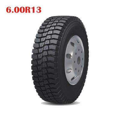 China Semi Radial Steel Tubeless Tire 6.00R13 for sale