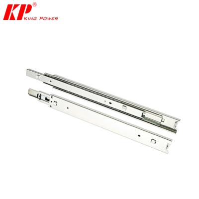 China Funiture Desk Drawer New Product Design Full Extension Ball Bearing Bayonet Telescopic Drawer Slide for sale