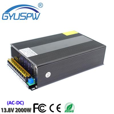 China 3D Printer Power Supply High Quality Changeover Power Supply AC110/220V to DC13.8V 144.9A 2000W for Security System Stepper Motor Machine for sale