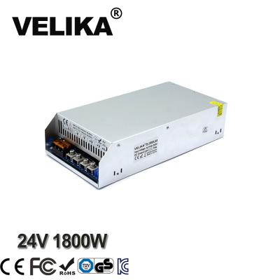 China Led CCTV Lamp Power Supply Set PFC 1800W 24V 1800W 75A Power Supply OEM Changeover Power Supply for sale