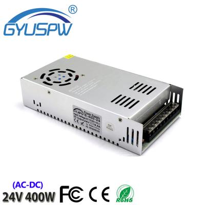 China 3D Printer Power Supply 24V 16.7A 400W Switching Power Supply For LED Strip AC100-240V Input DC 24V For 3D Printer Repeater for sale