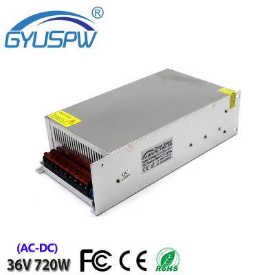 China 3D Printer Power Supply Switching Power Supply Driver Transformer 110/220V DC 36V 20A 720W SMPS AC For Camera Router 3D Printer CNC for sale