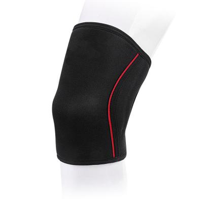 China 7mm Sports Compress Weightlifting Crossfit Knee Sleeve Support Neoprene Compression Breathable Knee Brace for sale