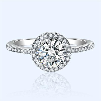 China 2021 TRENDY Fashion Brass Jewelry Engagement Ring 925 Silver Ring For Women Wedding Series Jewelry for sale