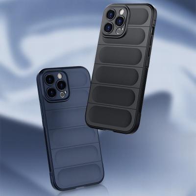 China New Arrive Shockproof Silicone Airbags Phone Case For iPhone 12 11 13 Pro Max Back Cover Soft TPU Support Wireless Charging Mobile Cases for sale