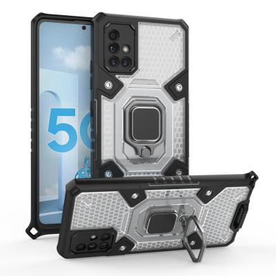 China Ring Armor Cover For A51 Samsung Shockproof Quick Cooling Android Phone Invisible Case A02s Mounts Holder Anti-fall Mobile Phone Filter for sale