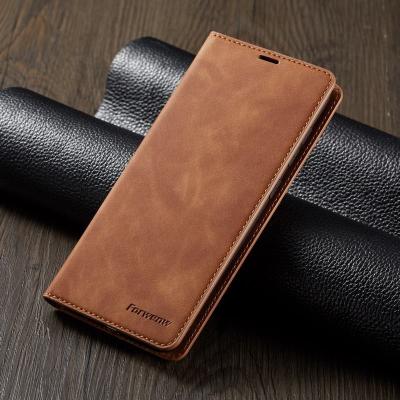 China Luxury Strong Magnetic Flip PU Leather Phone Case For Samsung A52 A12 A03s A21S A11 A51 A72 A53 Cover With Card Slot Wallet Luxury Case for sale