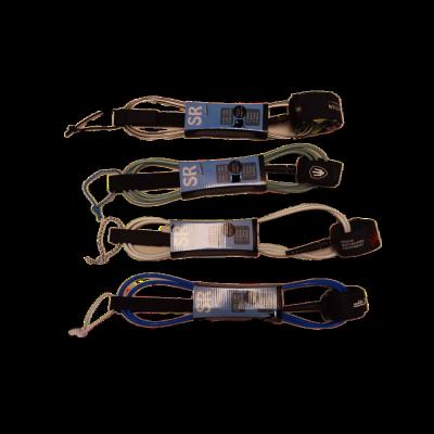 China Unisex Factory Produce Durable Surfboard Wholesale Rope OEM Straight Surfing Leash for sale