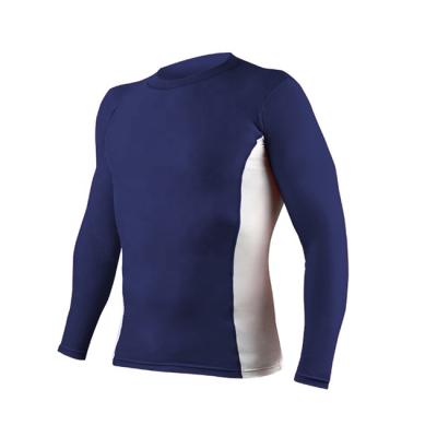 China Factory Custom Design Antibacterial Long Sleeve Manufacturer Rash Guard UPF50 for sale