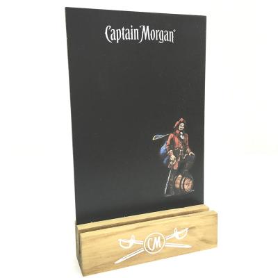 China wooden restaurant captain morgan menu board for promotion for sale