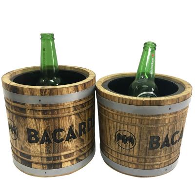 China Wine+food+cans Tuborg dark beer Somersby Kronenbourg koff BARCADI ice bucket beer bucket super wooden beer rack for party for sale