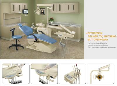 China Various Colors Silent Dental Chair Unit With Automatic Purified Water System for sale