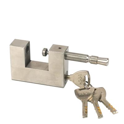 China Stainless Steel Anti-theft Rectangular Lock Top BOLIFU Amazone Anti-theft Anti-rust Waterproof Anti-theft Rectangular Padlock for sale