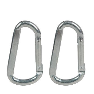 China BOLIFU Heavy Industry D Shape Carabiner Manufacturer Custom Metal Snap Steel Hooks For Amazon for sale