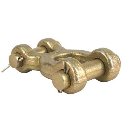 China Heavy Industry BOLIFU Drop Forged H Type Clevis Twin Link Made Of Alloy Steel Factory OEM For Amazon for sale