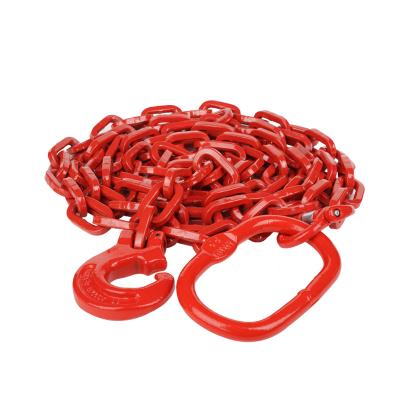 China Square Drag Chain BOLIFU Alloy Steel Link Chain Forest Tying Chain For Amazon for sale