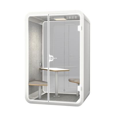 China Small Soundproof Booth Indoor Mobile Portable Private Working Acoustic Booth for sale