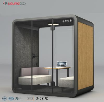 China Indoor Acoustic Soundproof Office Booth Private Meeting Pod for sale