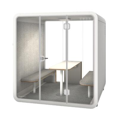 China Office Adjustable Good Quality Soundproof Booth Indoor Private Meeting Room (Other) For Office Work Education Office Pod for sale