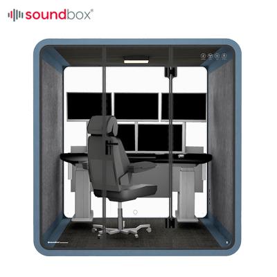 China Private Office Adjustable Mobile Indoor Soundproof Pod Office Pod Phone Booth Acoustic Booth (Other) for sale