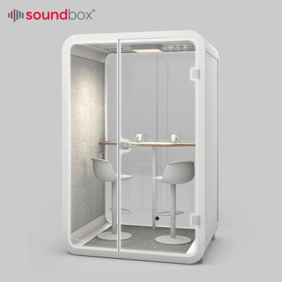 China (Other) Adjustable Mobile Portable Acoustic Meeting Pod Meeting Office Private Office Meeting Booth Telephone Booth Acoustic Soundproof Booth for sale