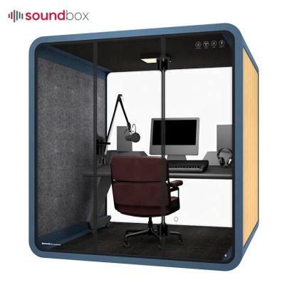 China Privacy Knock Down Easy Shipping And Install Acoustic Pod For Music Recording Sound Proof Booth for sale